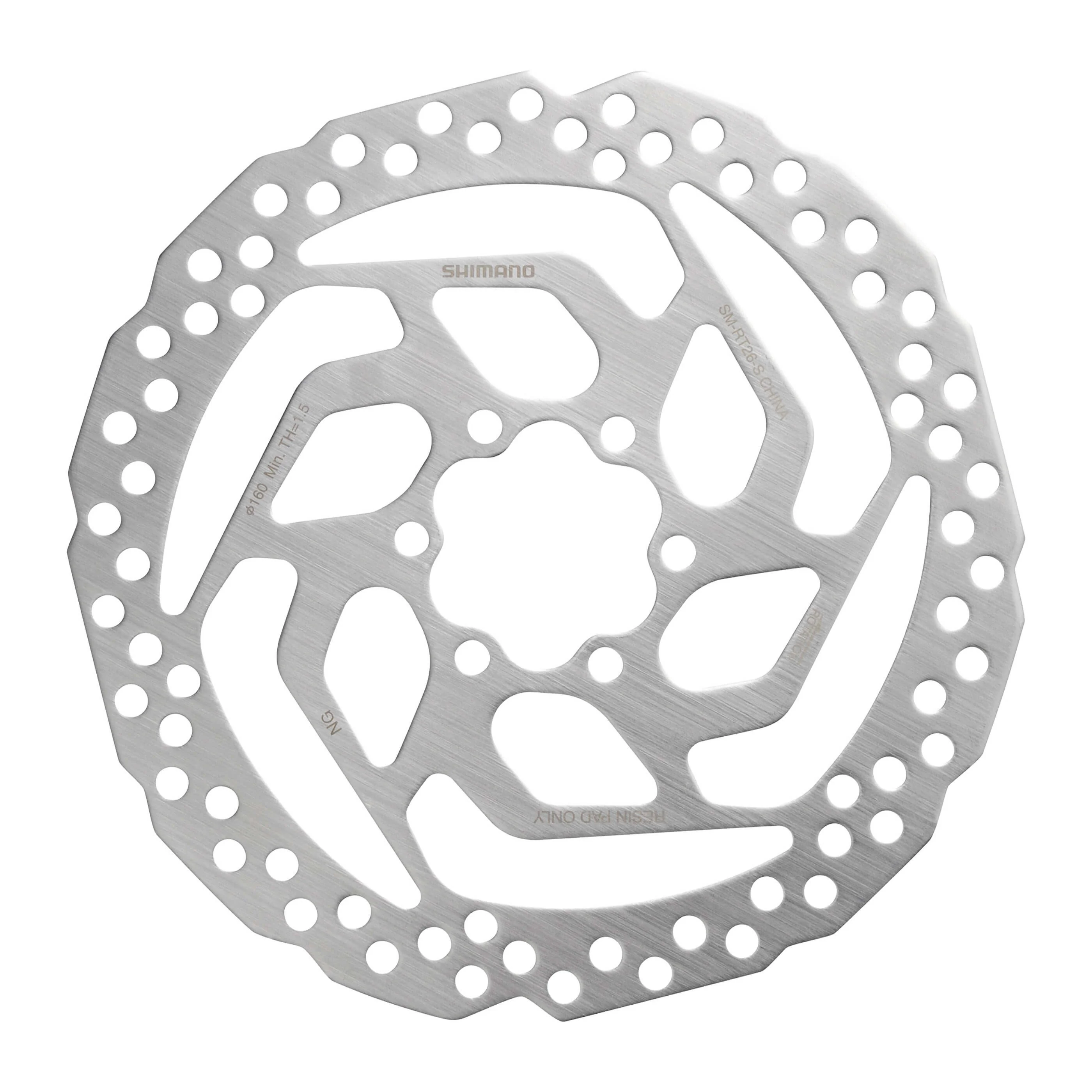 Shimano SM-RT26 6 Bolt Disc Rotor for Resin Pads, 160mm