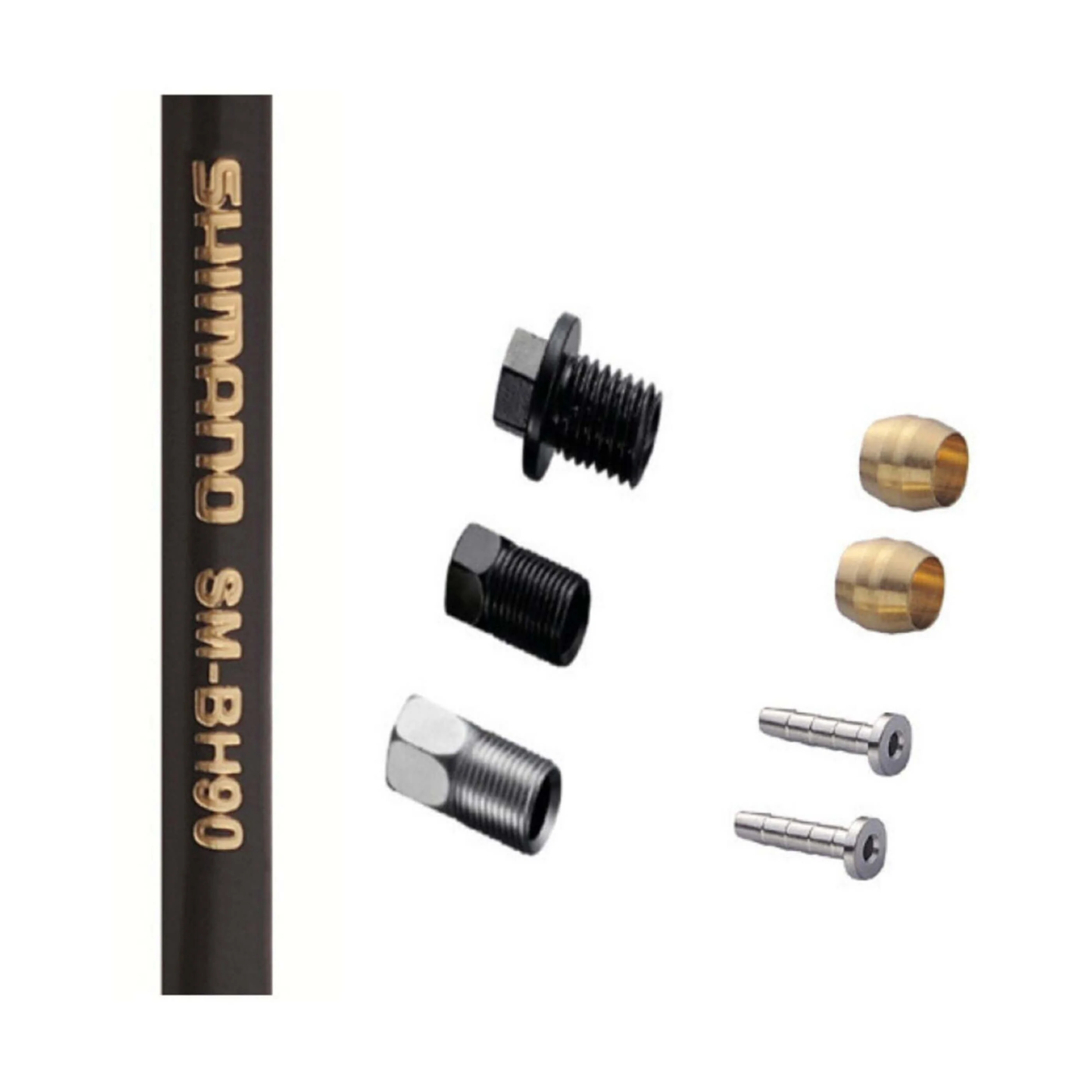 Shimano SM-BH90-JK Disc Brake Hose, Straight/Straight, Front, 1000mm, Black