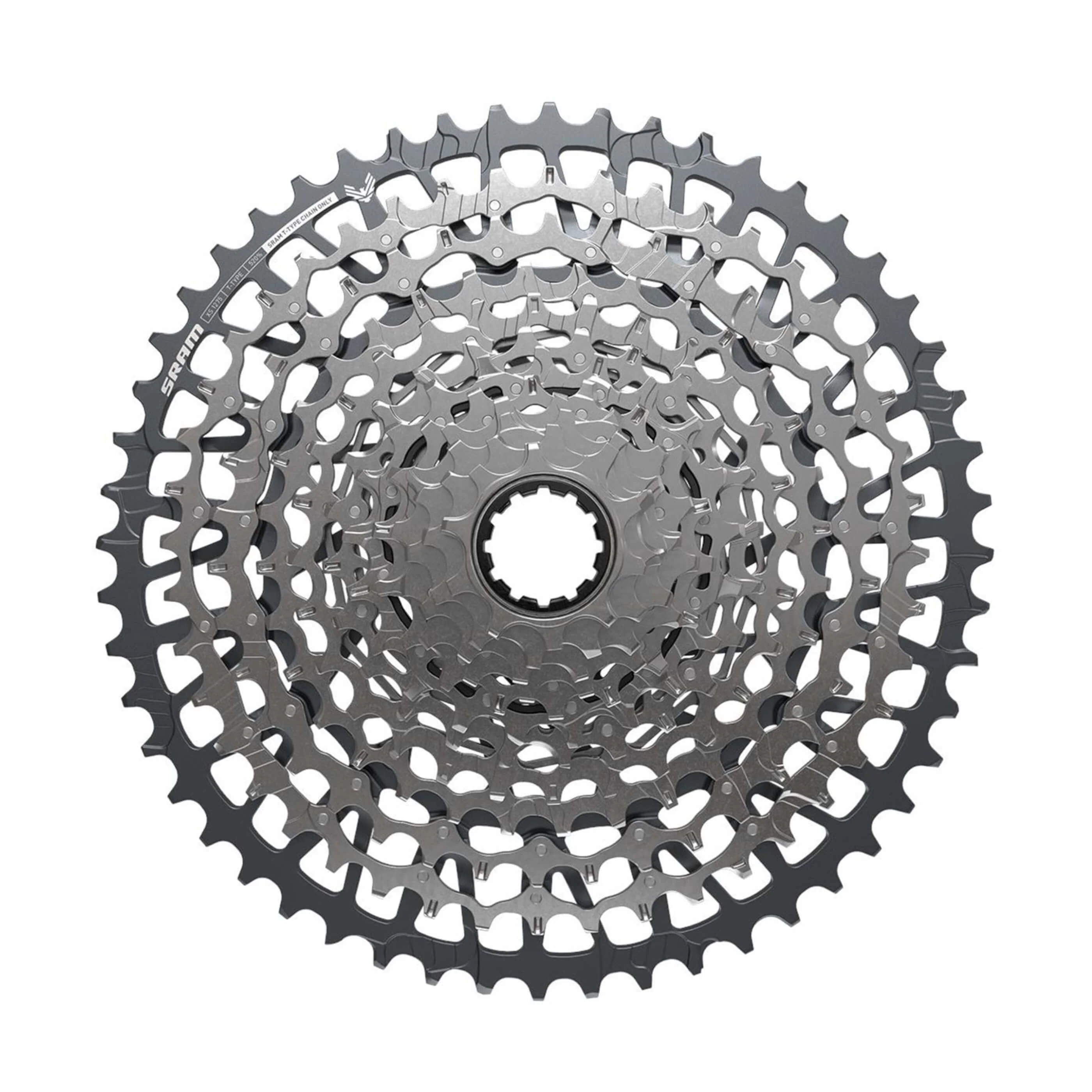 Sram GX Eagle XS-1275 T-Type 12-Speed Cassette - 10-52t Silver